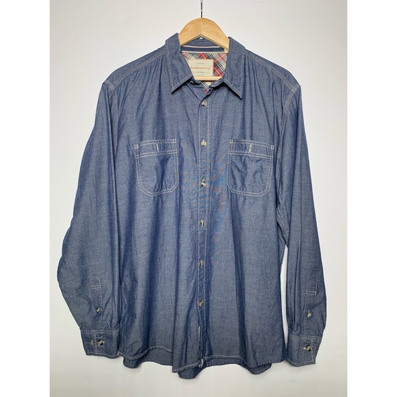 Weatherproof Vintage Denim Button Down Shirt - XL - Picture 1 of 5